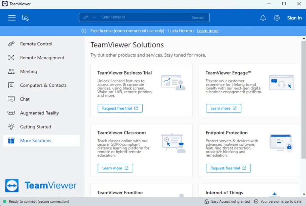 TeamViewer more solutions